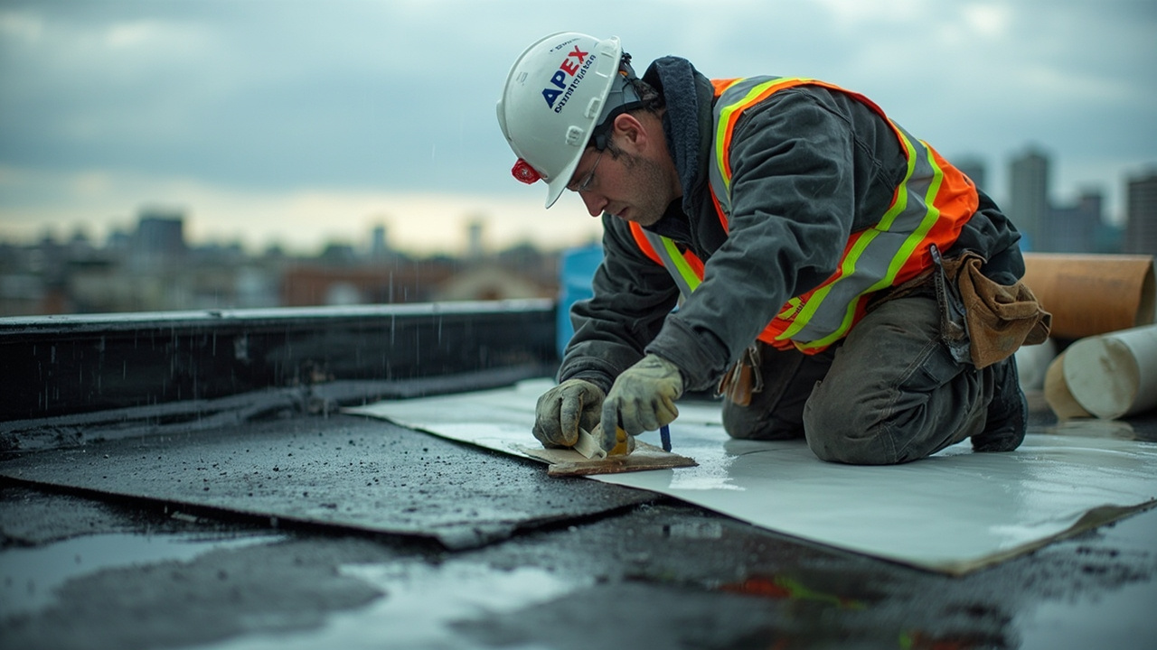 How Emergency Flat Roof Patching Stops Active Leaks