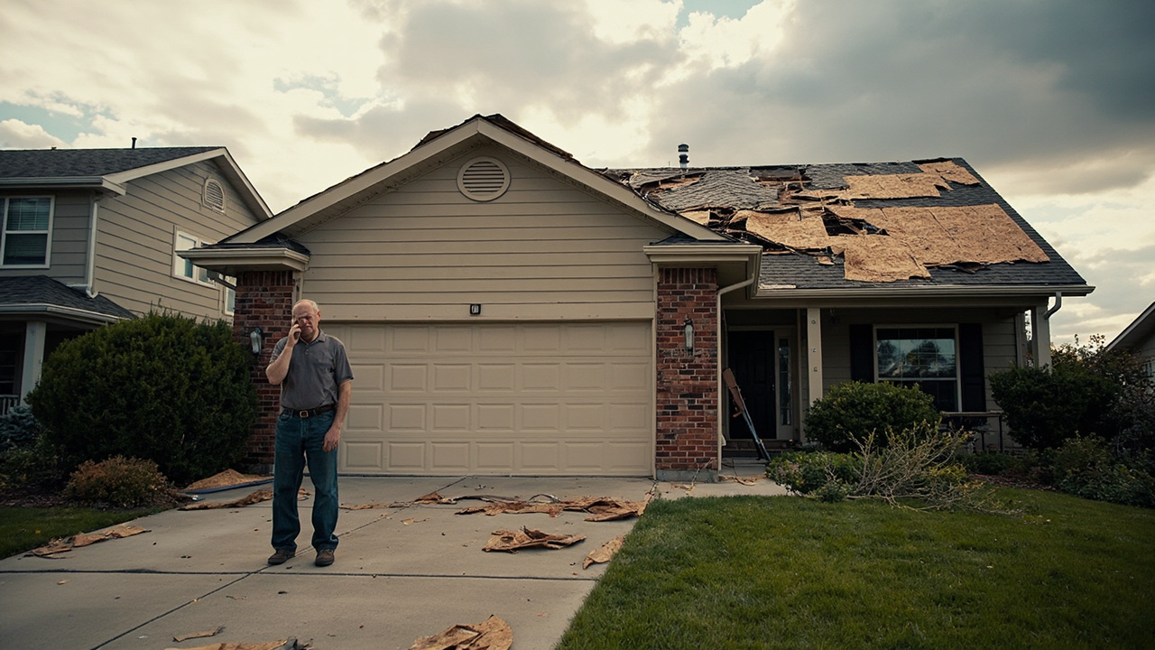 Wind Damage Roof Repair in Denver – 24/7 Emergency Response to Stop Leaks Fast