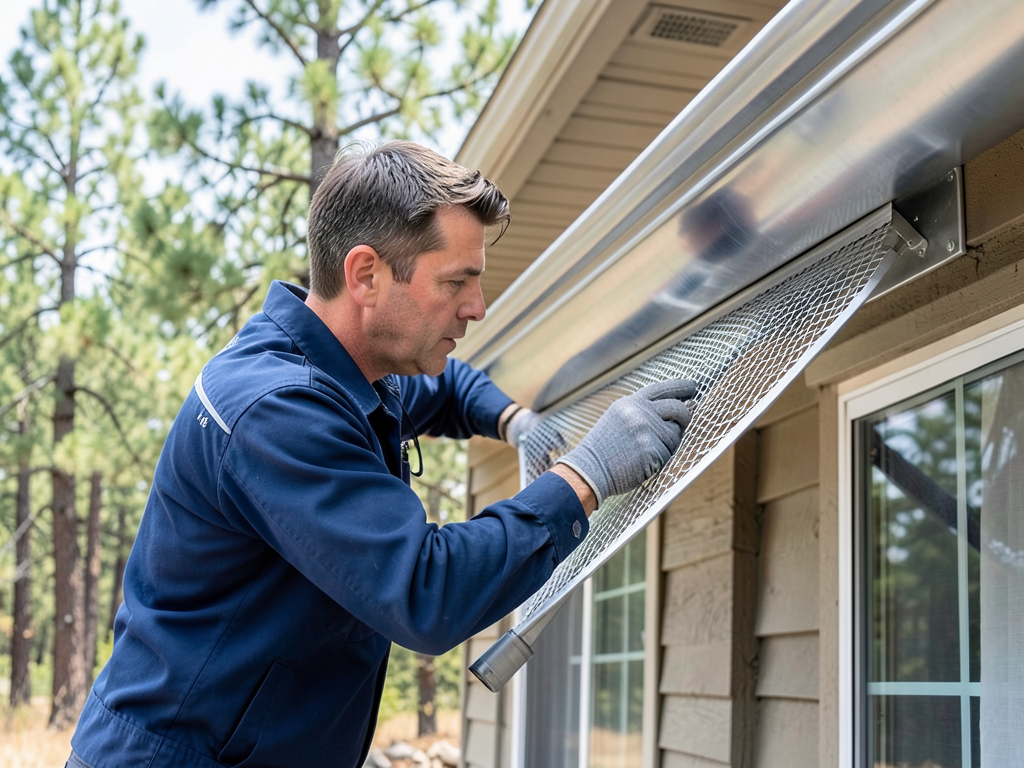 Dealing with Pine Needles and Clogged Gutters in the Wooded Lots of Castle Pines