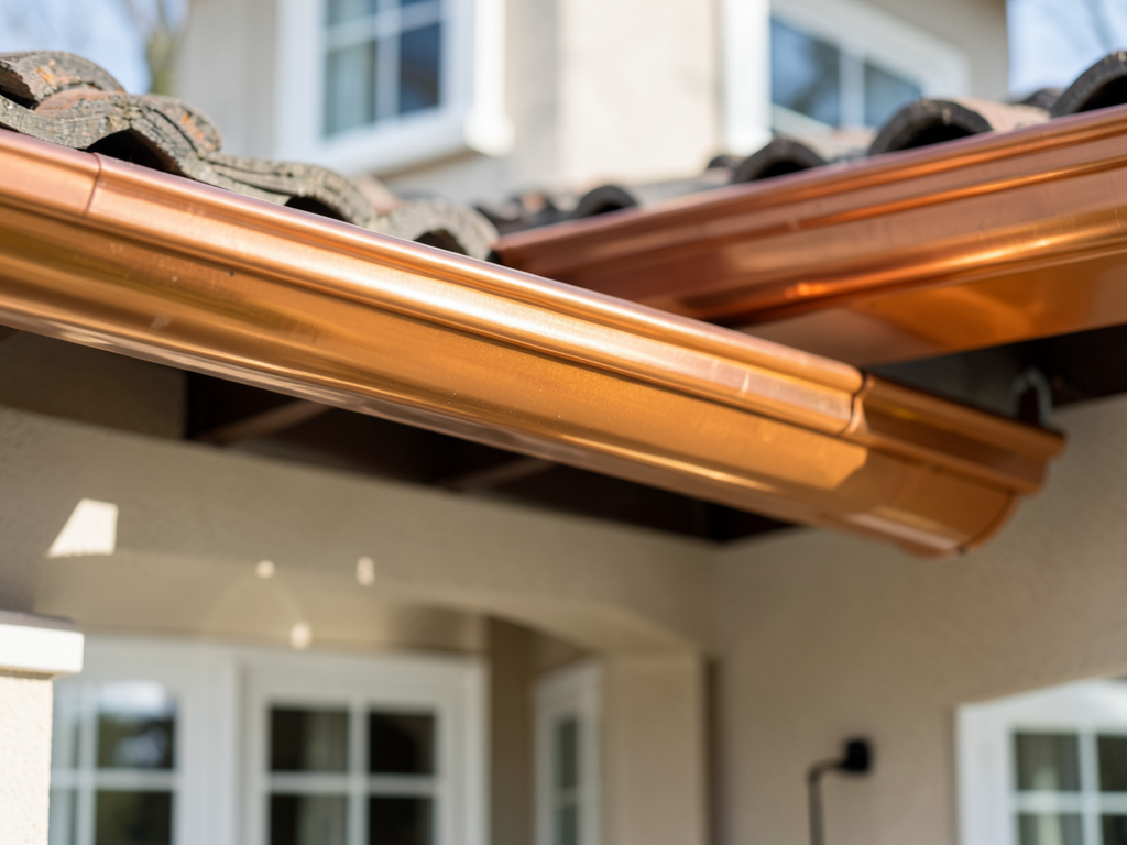 Why copper gutters and accents are making a comeba